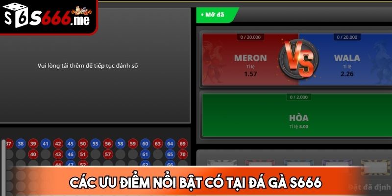 Cung các mức cược vô cùng đa dạng để anh em lựa chọn