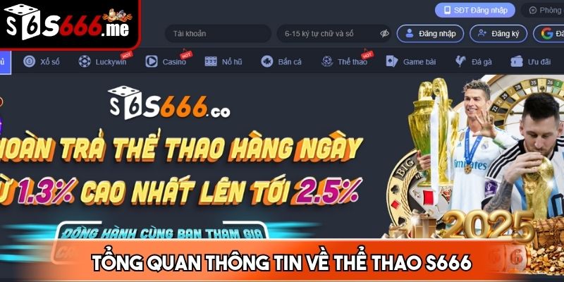 Thể thao S666 là lựa chọn lý tưởng cho những ai đam mê cá cược trực tuyến